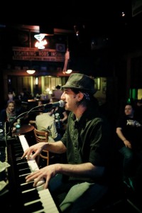 Tommy plays Chicago Dueling Pianos at Sluggers in January