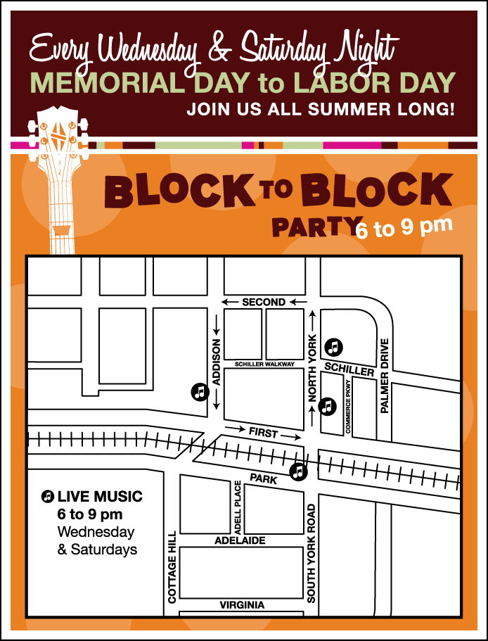 Sklut and Weston play Elmhurst Block to Block Party – July 15th